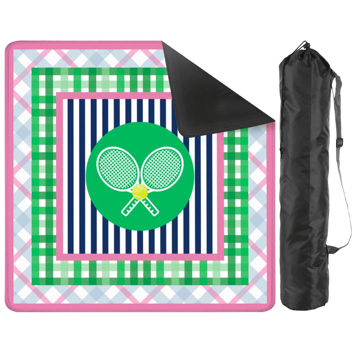 Tennis Club Mahjong Mat: Mahj Game Tabletop (31.5-inch)