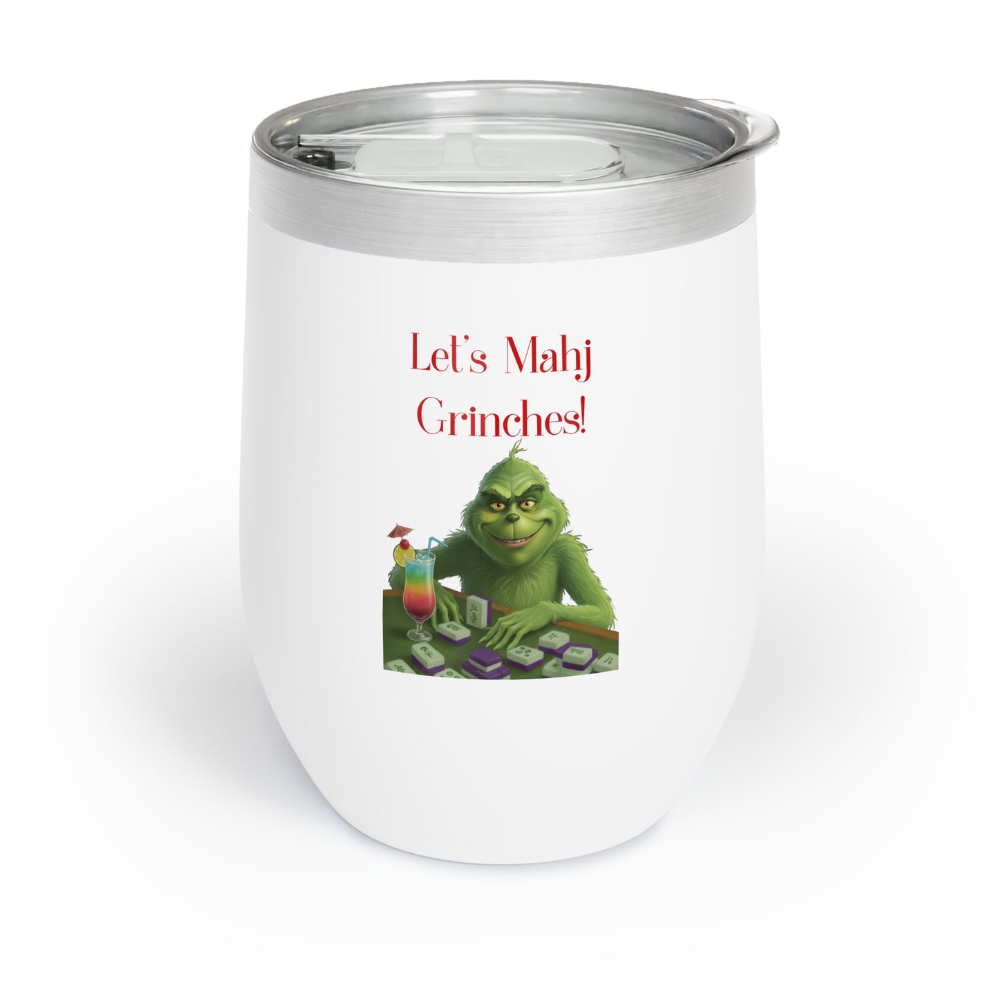Let's Mahj Grinches - Chilly Wine Tumbler