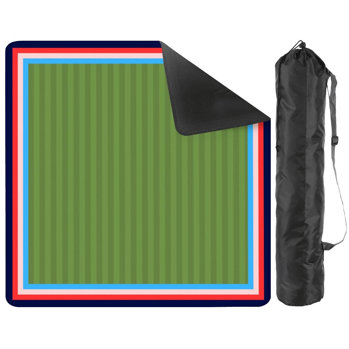 Mountain Green Travel Mahjong Mat Non-Slip (20.9x20.9 in)