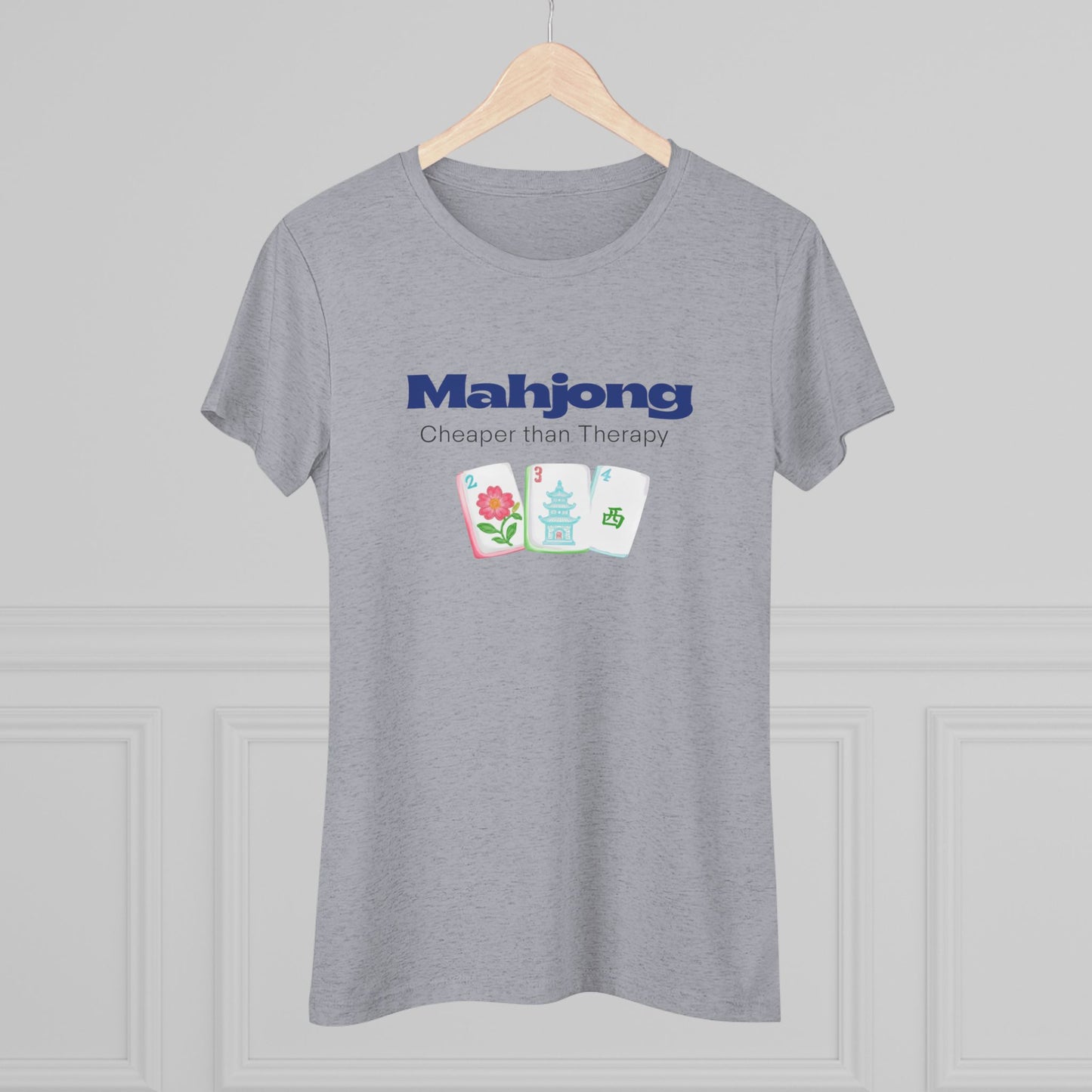 Mahjong Cheaper Than Therapy Tee | Mahjong Tiles Graphic Shirt