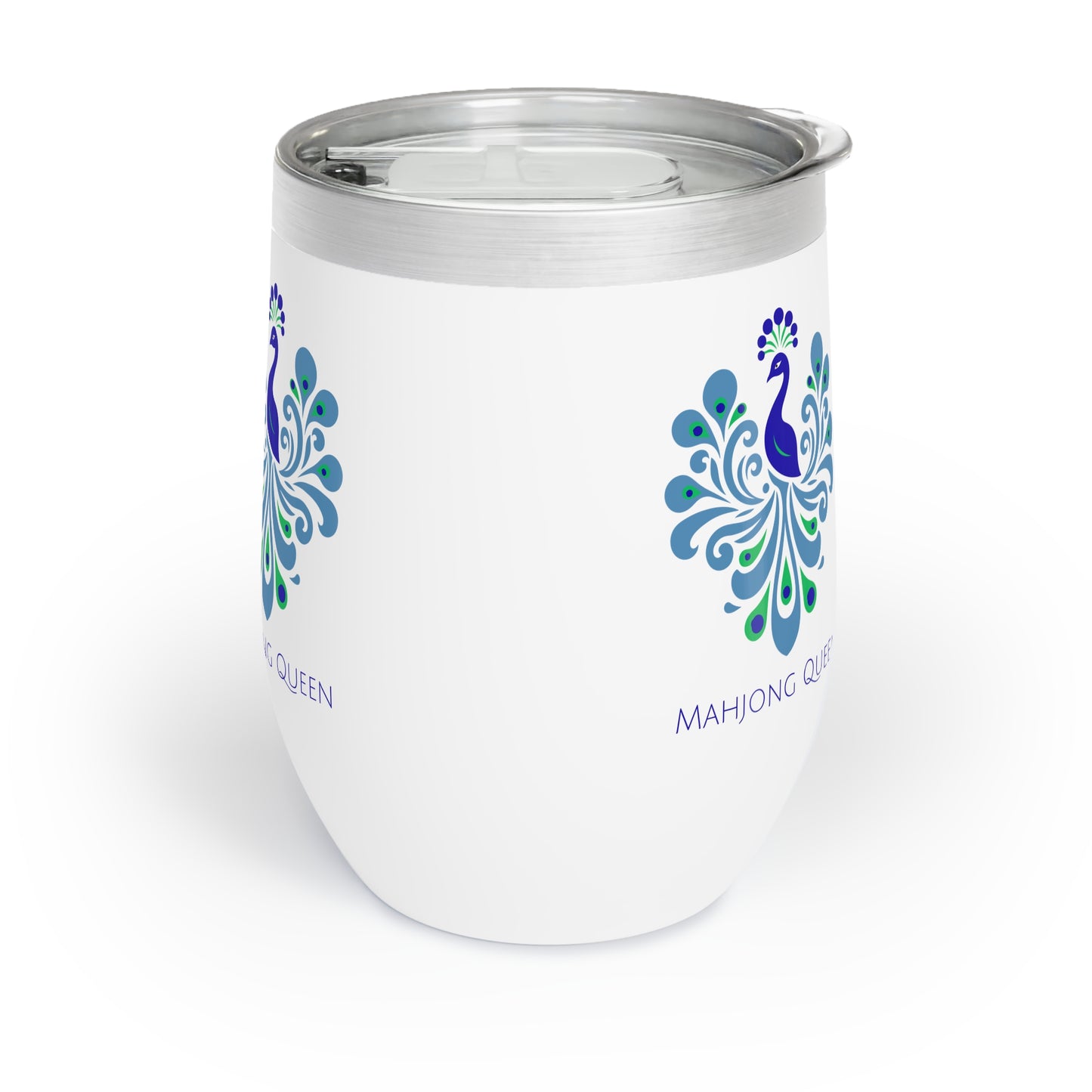 Bird Bam Cheers! Mahjong Queen Chill Wine Tumbler