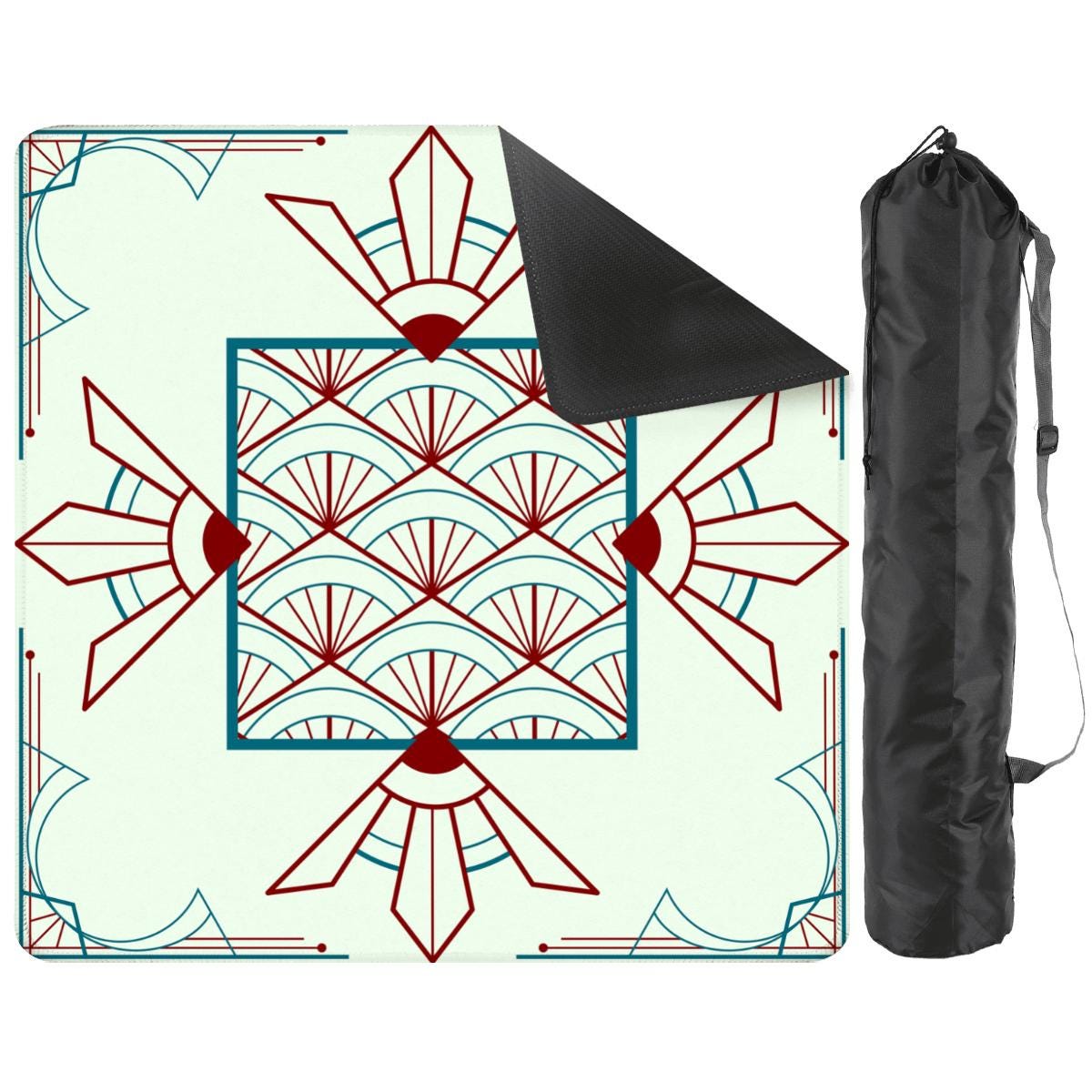 Bam Deco Mahjong Mat: Mahj Game Tabletop (31.5-inch)