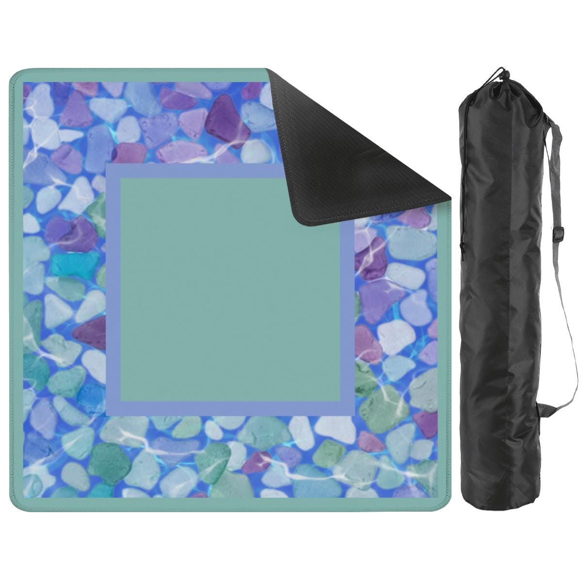Sea Glass Travel Mahjong Mat: Mahj Travel Mat (20.9 x 20.9)