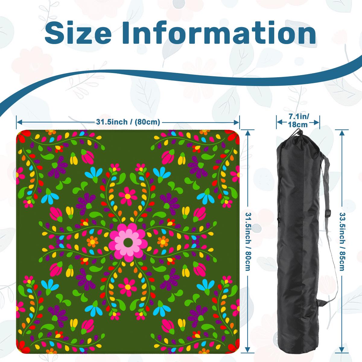 Happy Day! Mahjong Mat Tabletop (31.5-inch)