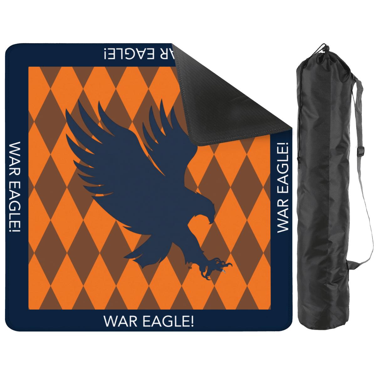 Auburn Eagle Mahjong Mat: Mahj Game Tabletop (31.5-inch)