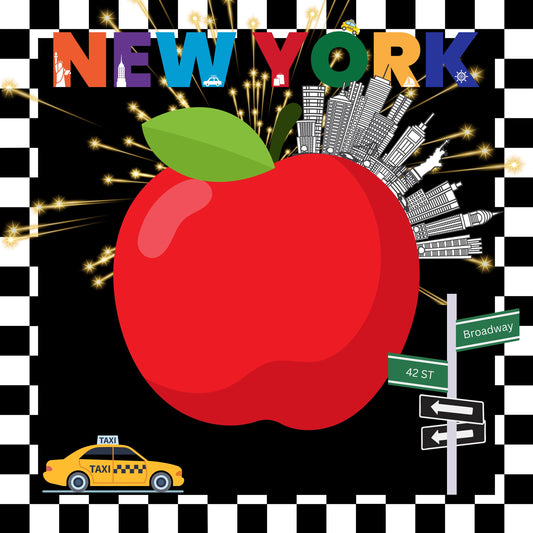 New York City Mahjong Mat: Mahj Game Tabletop (31.5-inch)