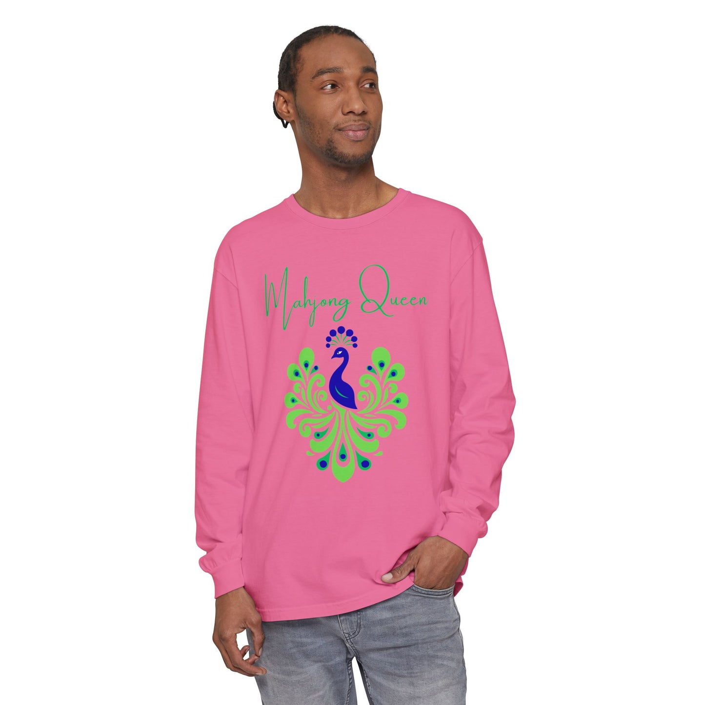 Mahjong Queen Long-Sleeve, Gift for Mahjong Lovers