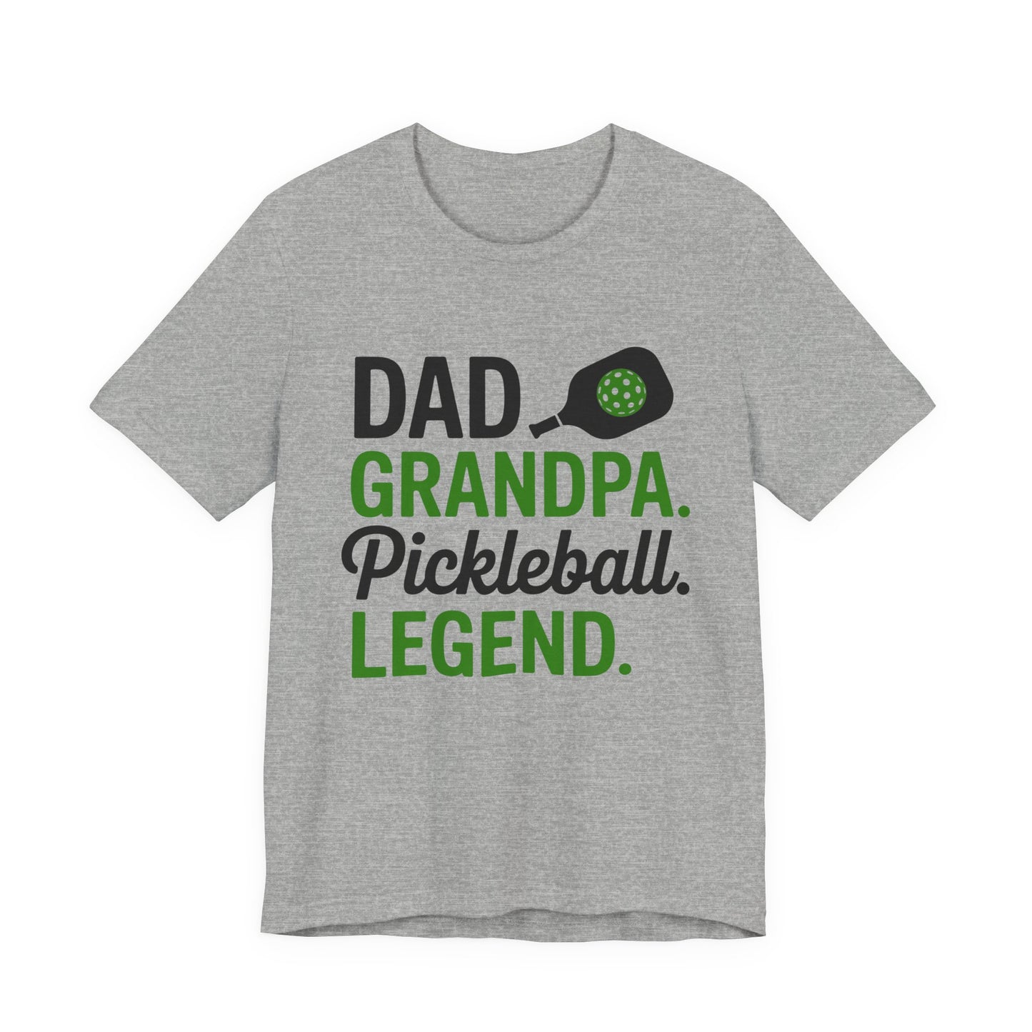 Pickleball Legend Tee: Celebrate Dad & Grandpa, Gift for Sports Lovers, Father's Day, Family Gatherings, Casual Wear