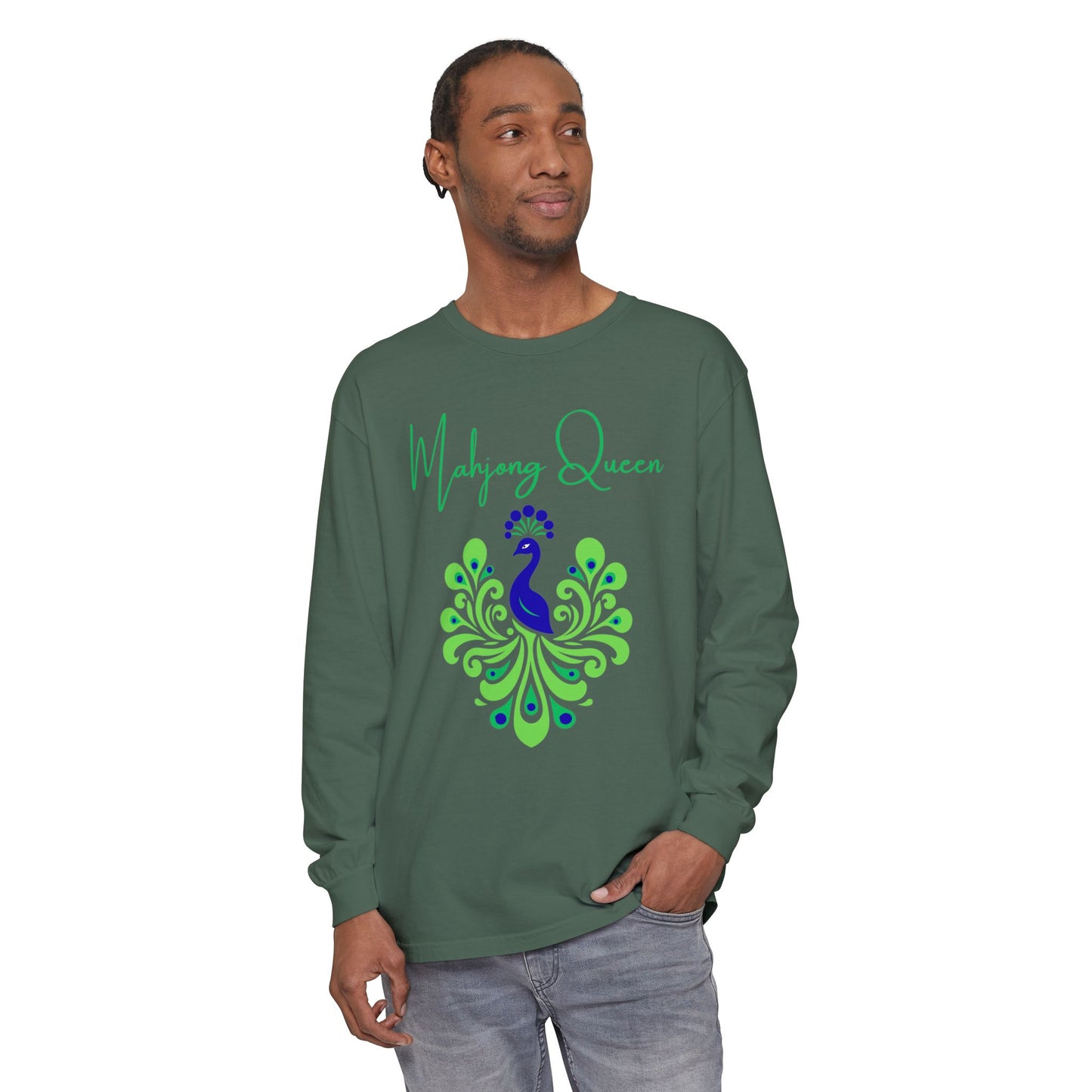 Mahjong Queen Long-Sleeve, Gift for Mahjong Lovers