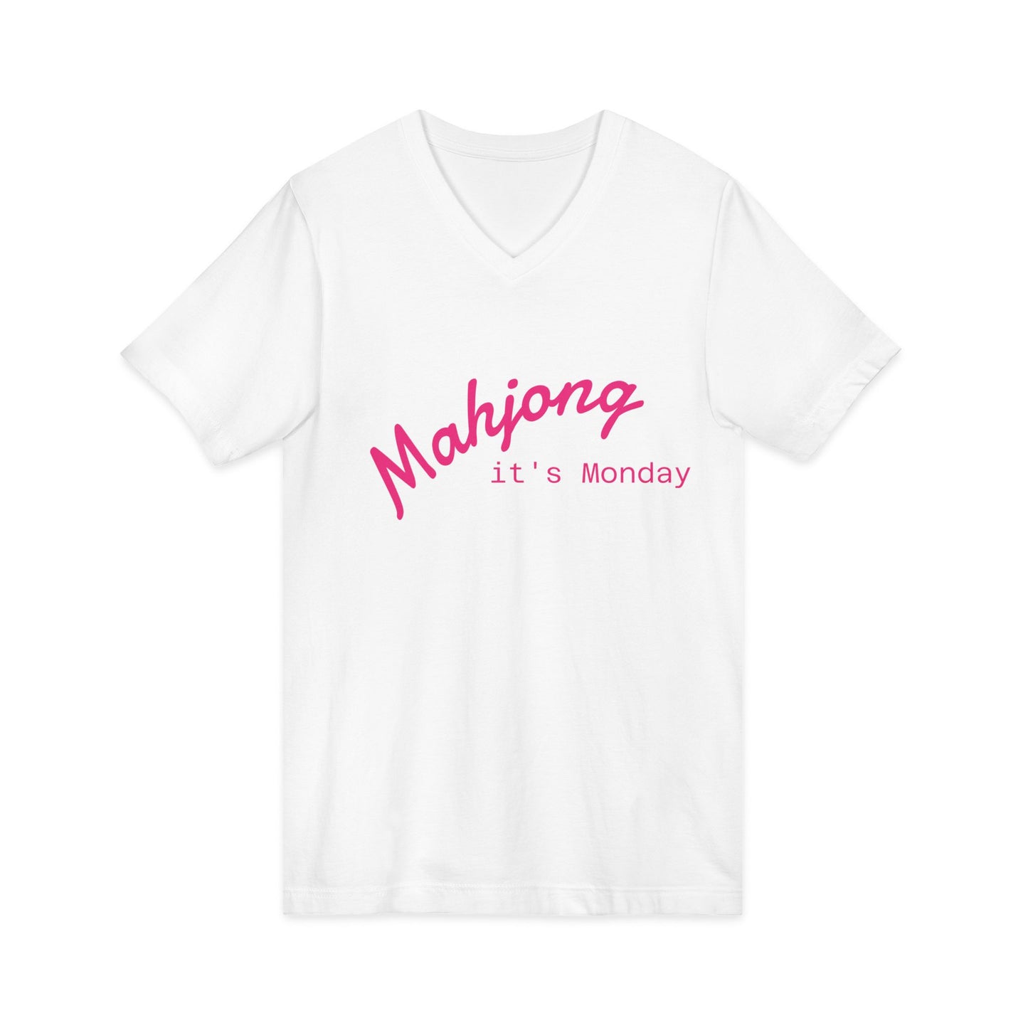 Mahjong it's Monday Tee | Mahjong V-Neck Shirt, Mahjong Lover Top
