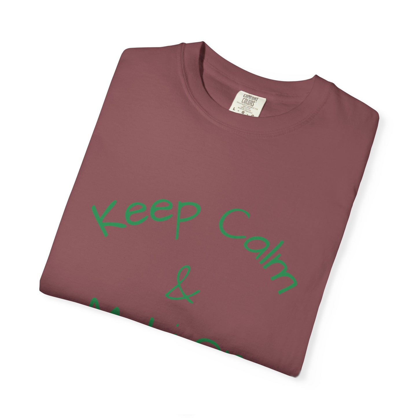 Keep Calm & Mahj-On T-shirt | Mahjong Player Tee, Mahjong Gift Idea