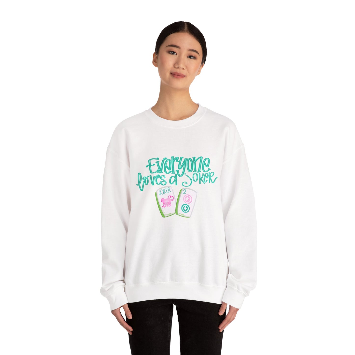 Everyone Loves a Joker Mahjong sweatshirt