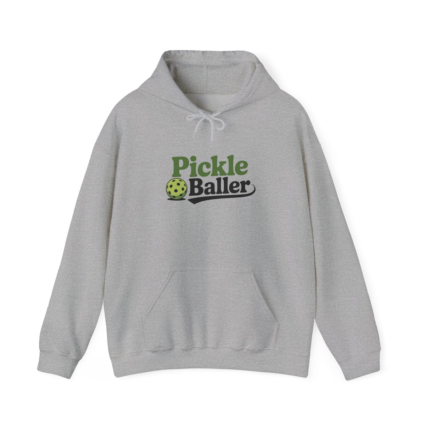 Pickle Baller Hoodie | Unisex Heavy Blend Sweatshirt for Pickleball Lovers, Sports Apparel, Gift for Athletes, Casual Wear, Outdoor