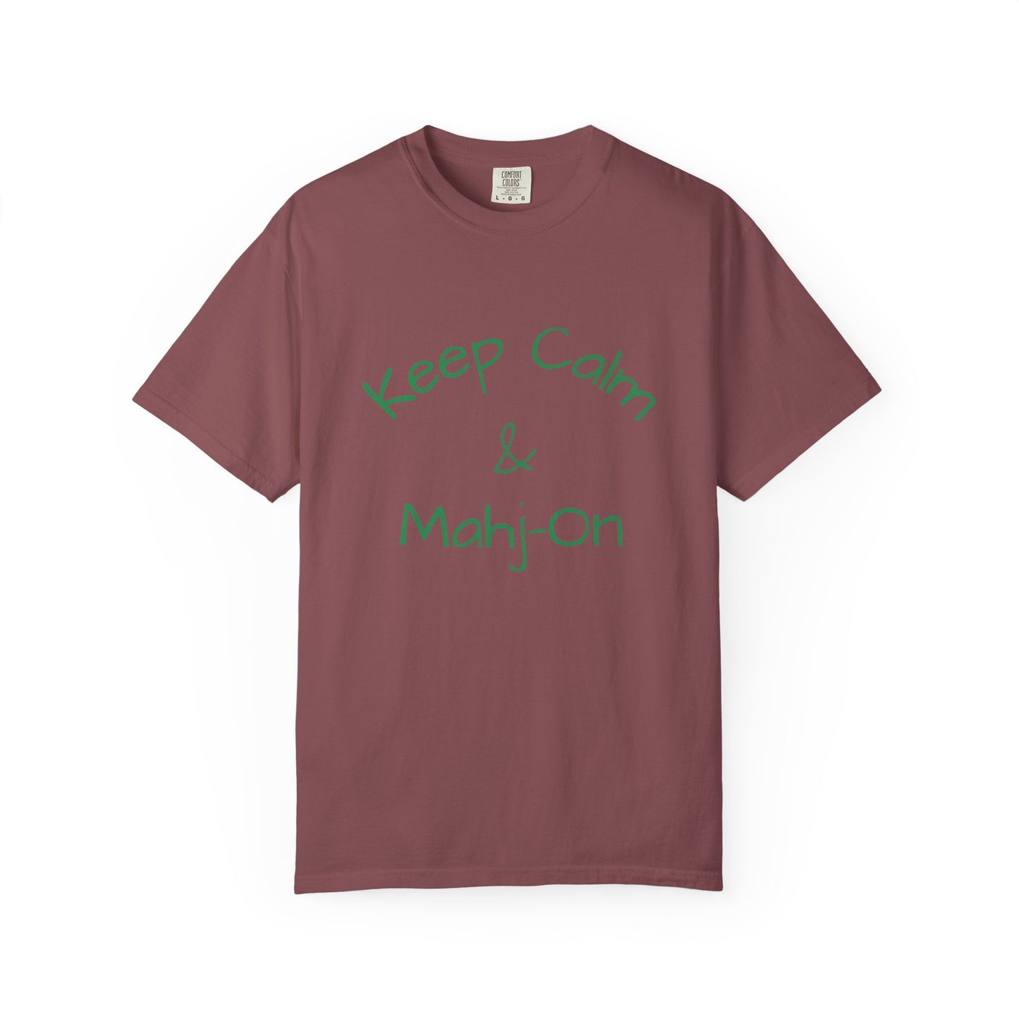 Keep Calm & Mahj-On T-shirt | Mahjong Player Tee, Mahjong Gift Idea
