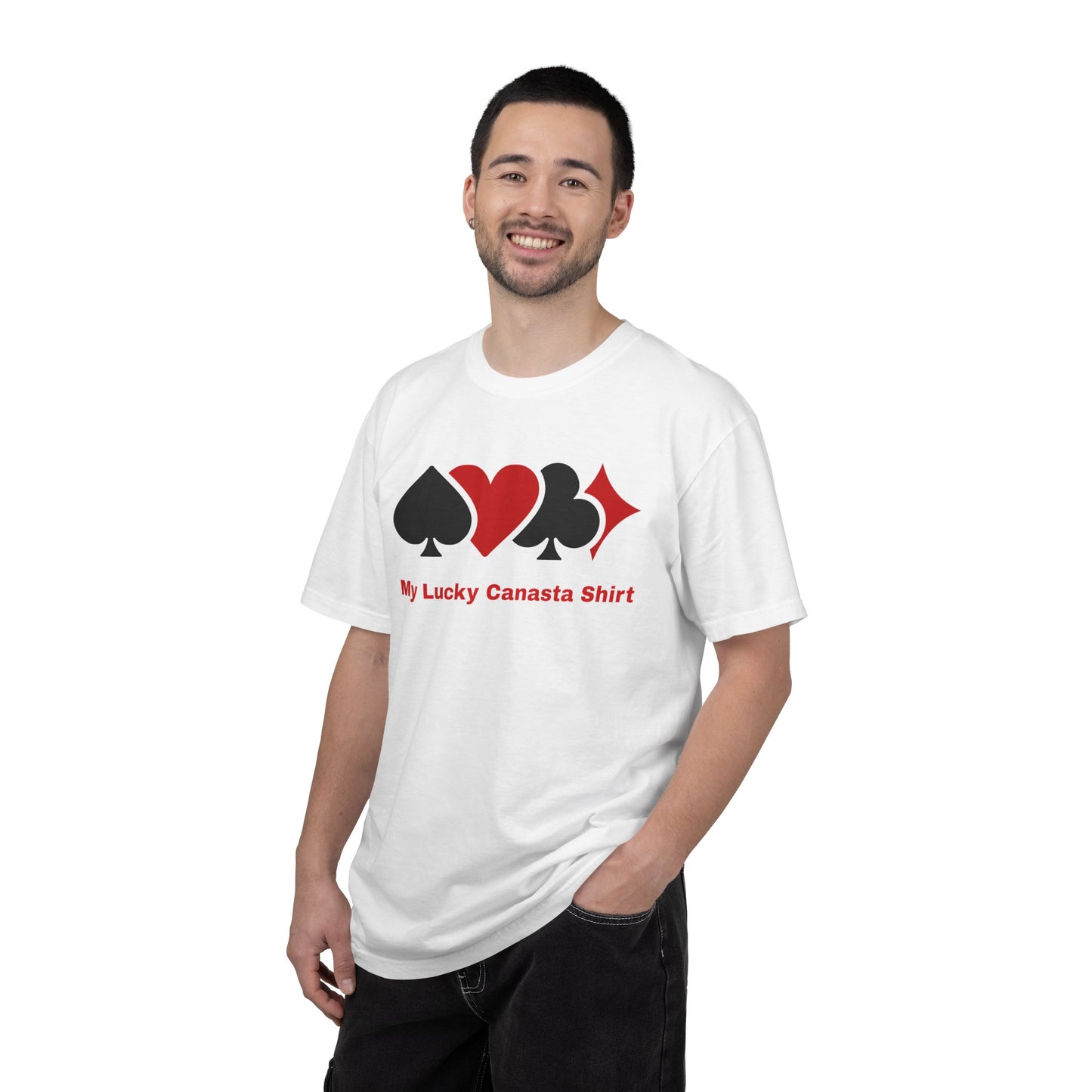Lucky Canasta T-Shirt, Unisex Card Game Tee, Fun Game Night Apparel, Casual Luck Shirt, Gift for Card Players