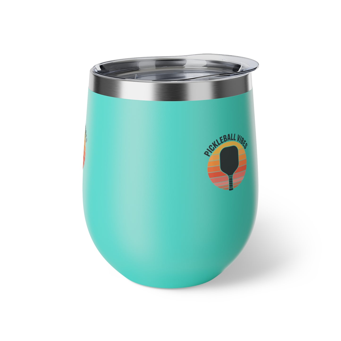 Pickleball Vibes Stylish Copper Insulated Cup, Perfect for Pickleball Parties, Gifts, Outdoor Adventures, Travel Mugs, Tumblers