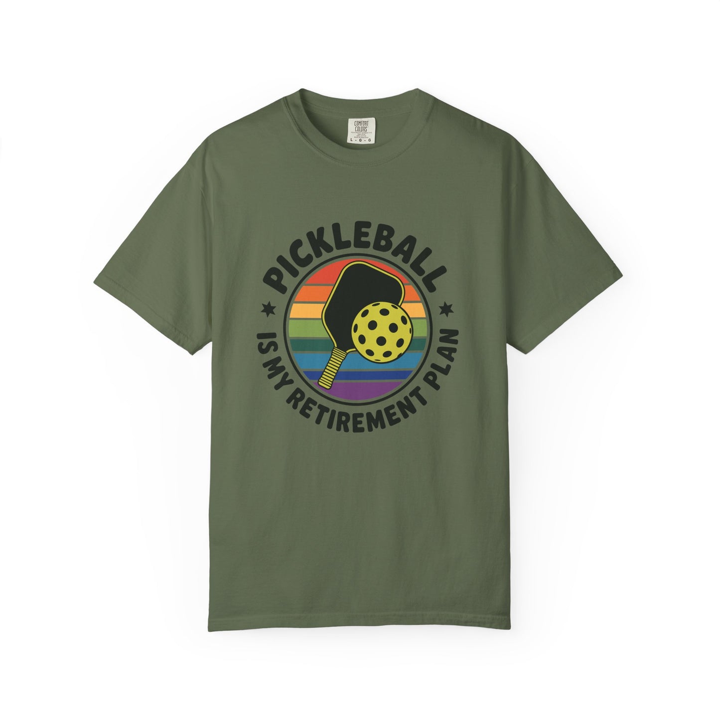 Pickleball Retirement Plan T-Shirt | Garment-Dyed Unisex Tee, Summer Vibe, Sportswear Gift, Funny Pickleball Shirt, Retirement Gift