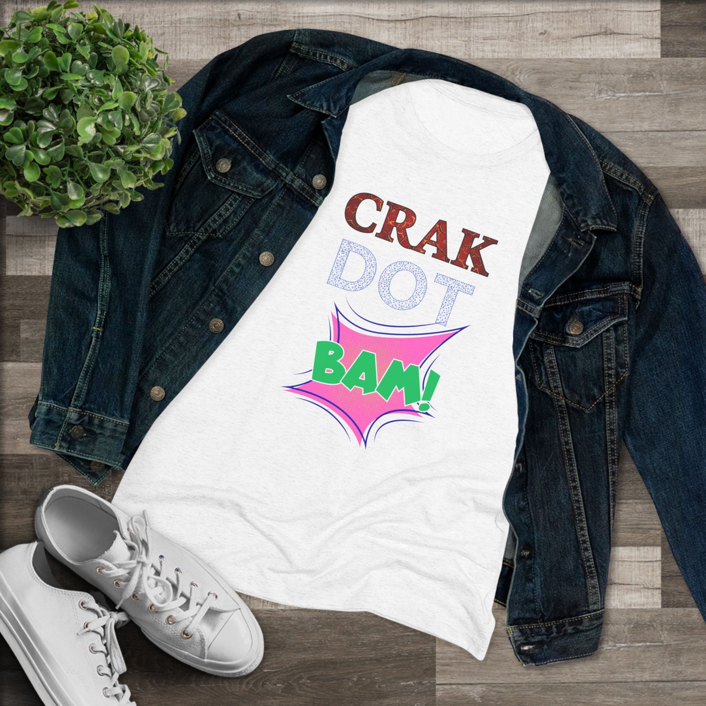Crak Dot Bam Mahj Tee | Mahjong Tiles Graphic Shirt