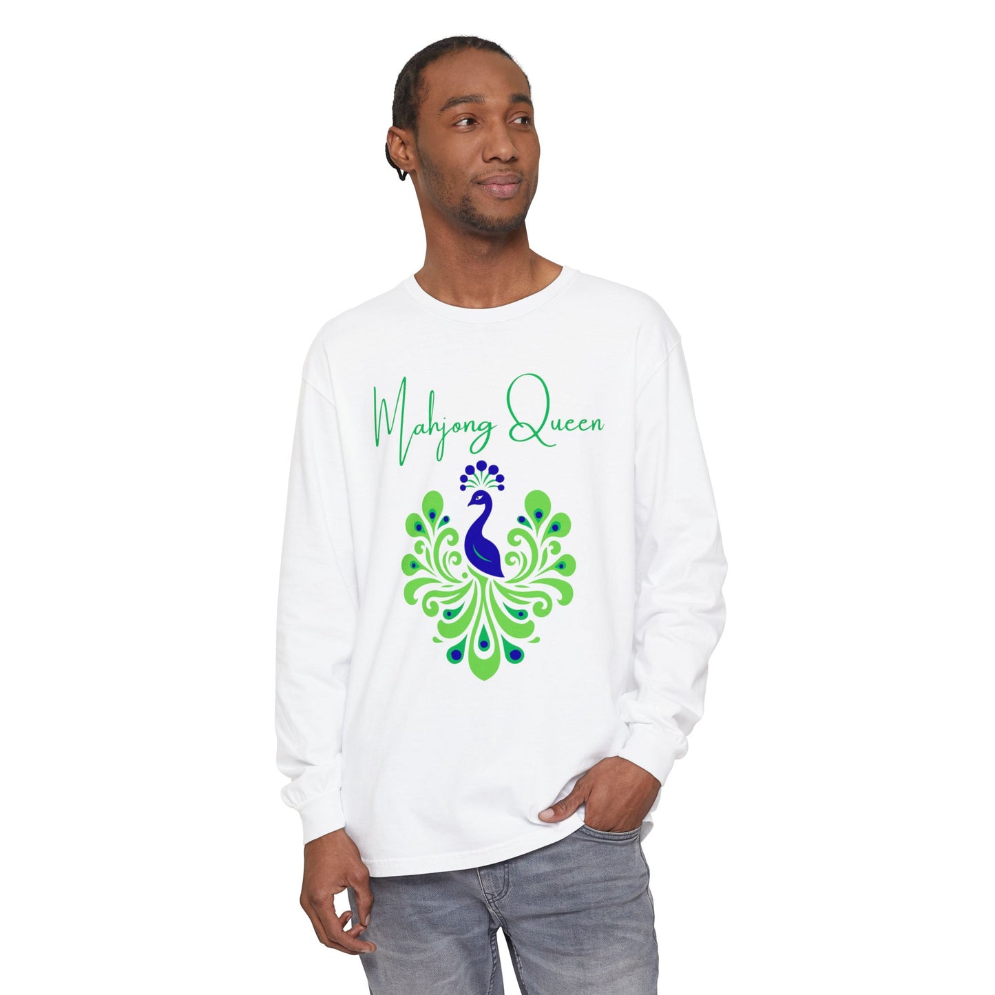 Mahjong Queen Long-Sleeve, Gift for Mahjong Lovers