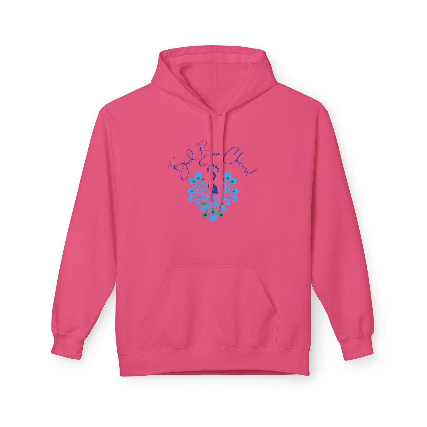 Bird Bam Cheers Fleece Hoodie - Cozy, Unisex, Gift for Her, Mahj Lover!