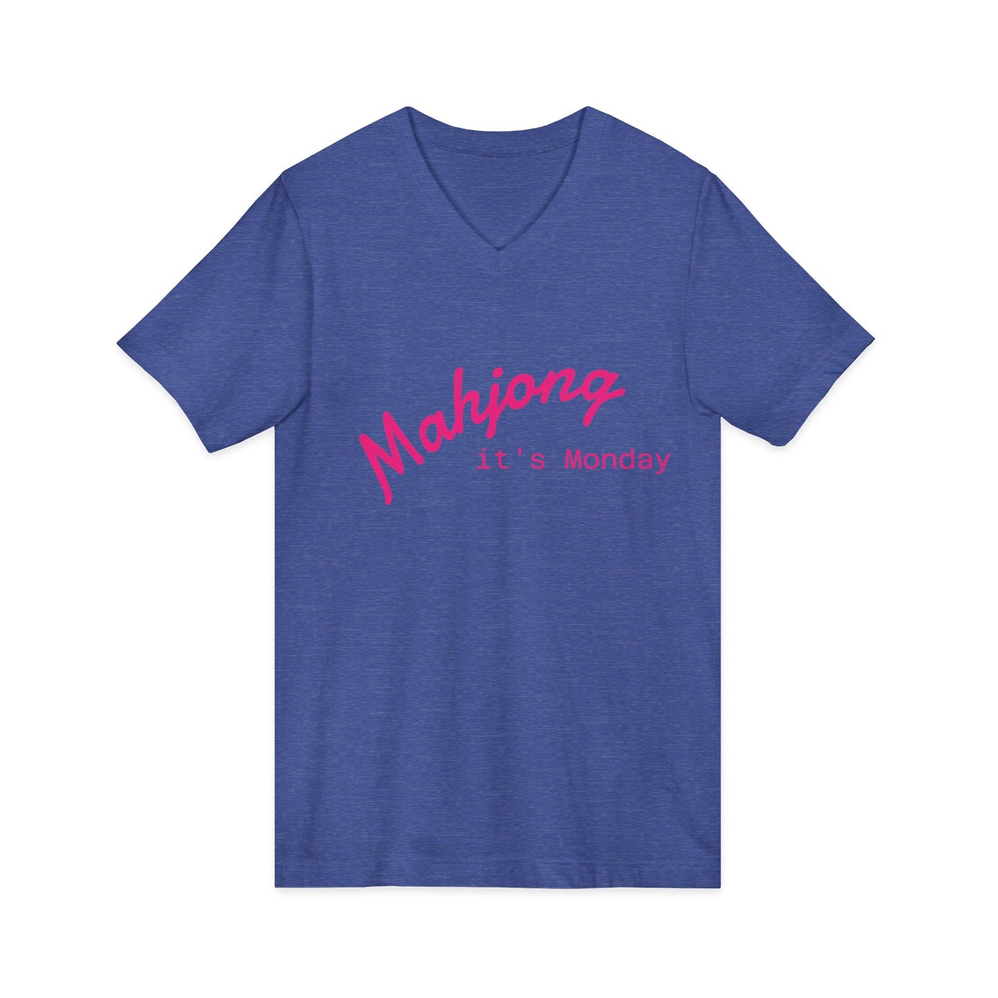 Mahjong it's Monday Tee | Mahjong V-Neck Shirt, Mahjong Lover Top