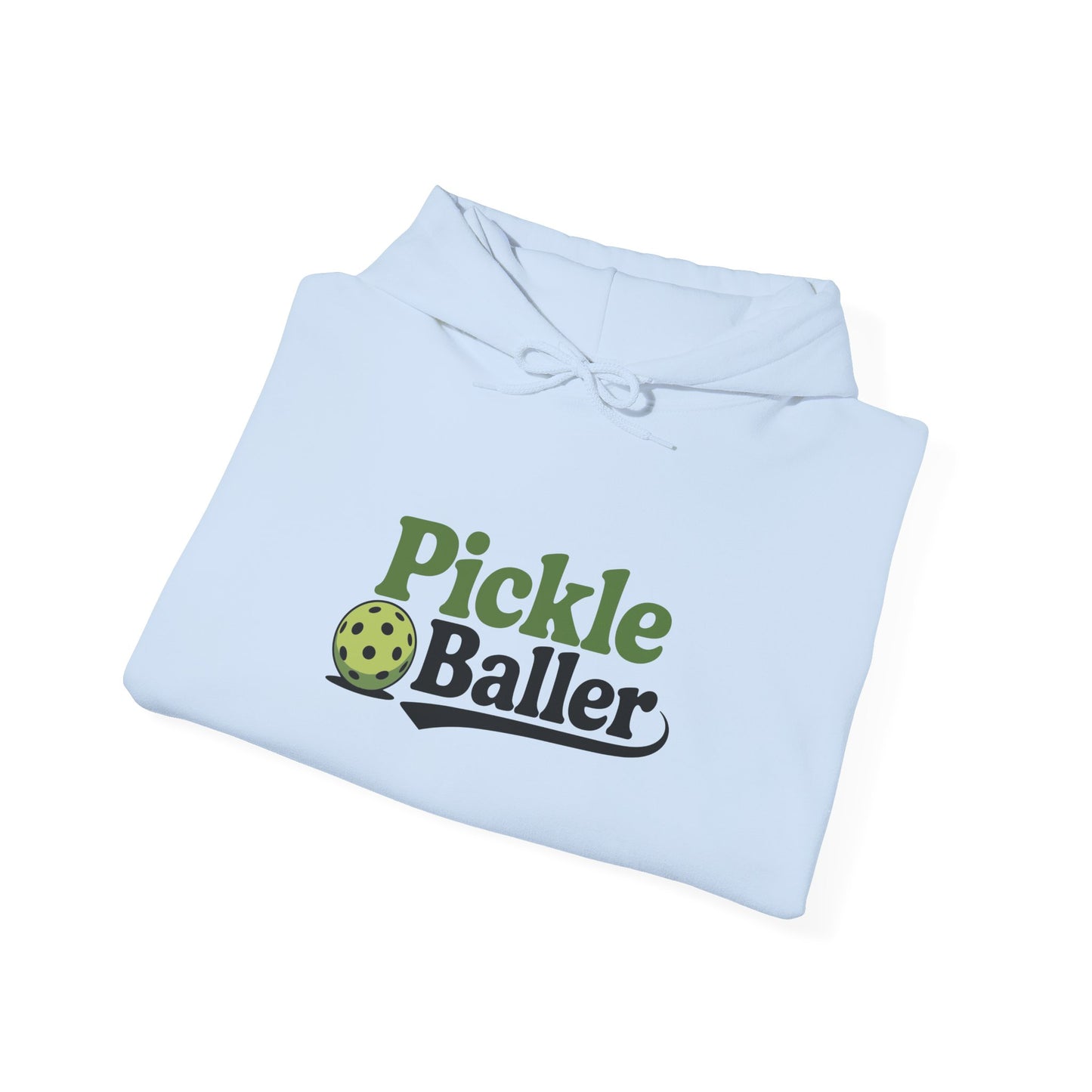 Pickle Baller Hoodie | Unisex Heavy Blend Sweatshirt for Pickleball Lovers, Sports Apparel, Gift for Athletes, Casual Wear, Outdoor