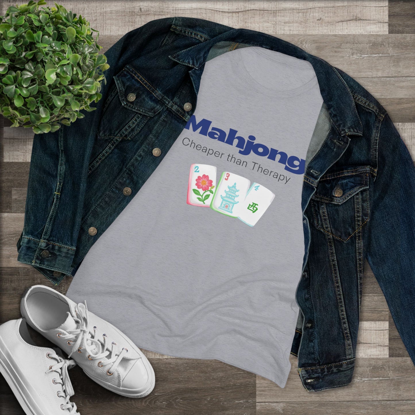 Mahjong Cheaper Than Therapy Tee | Mahjong Tiles Graphic Shirt