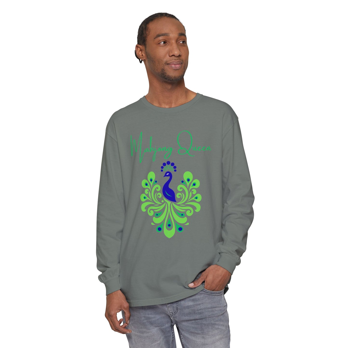 Mahjong Queen Long-Sleeve, Gift for Mahjong Lovers