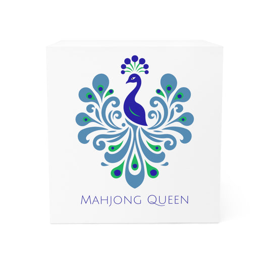 Mahjong Queen Note Cube, Desk Organizer, Gift for Mahjong Lovers