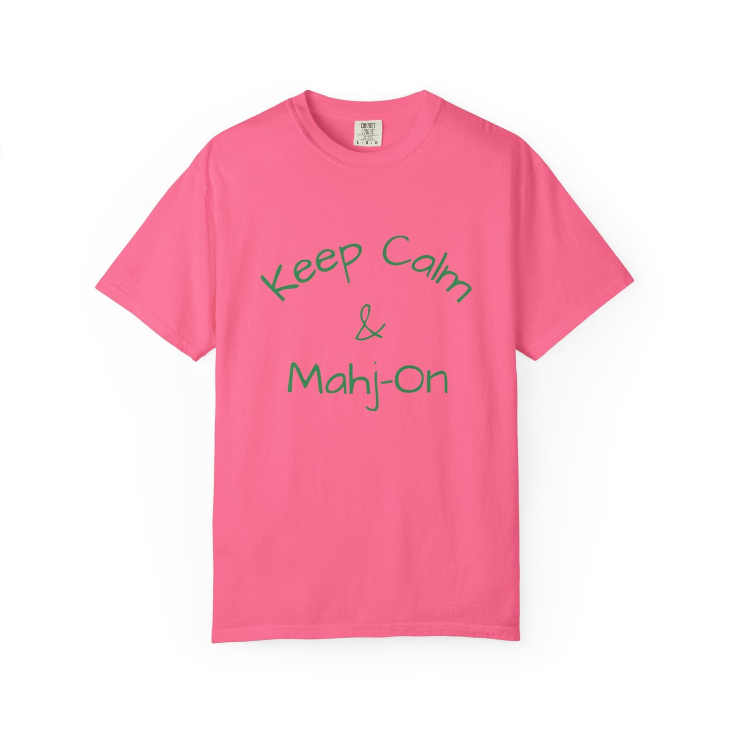 Keep Calm & Mahj-On T-shirt | Mahjong Player Tee, Mahjong Gift Idea