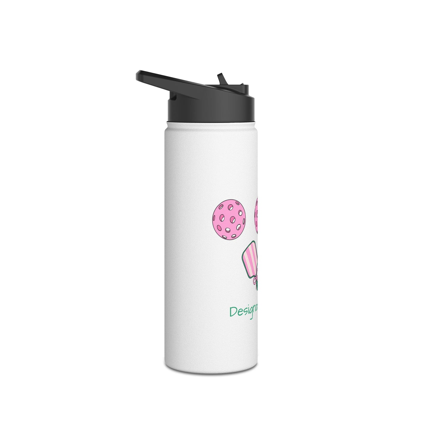 Designated Dinker Pickleballer Stainless Steel Water Bottle