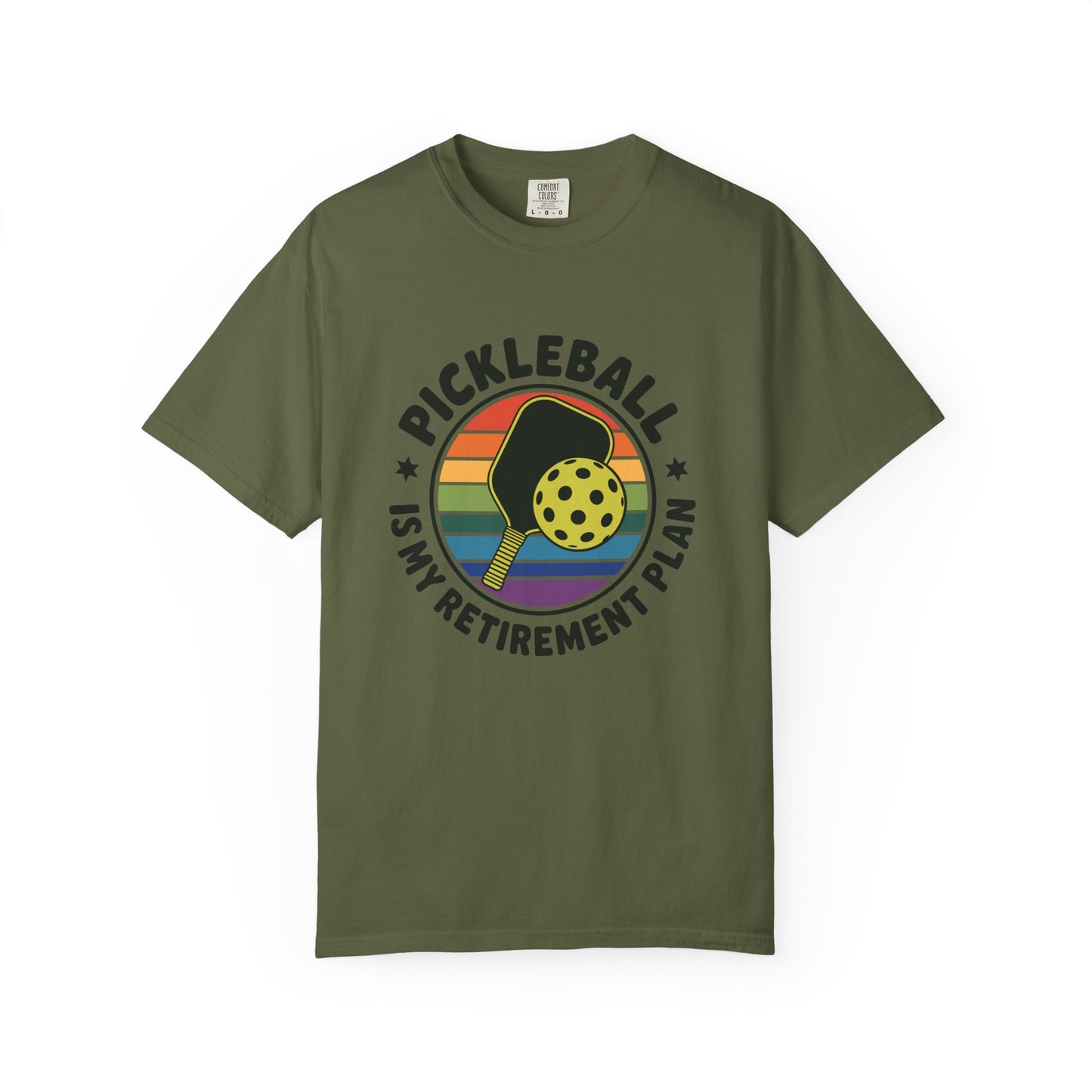Pickleball Retirement Plan T-Shirt | Garment-Dyed Unisex Tee, Summer Vibe, Sportswear Gift, Funny Pickleball Shirt, Retirement Gift