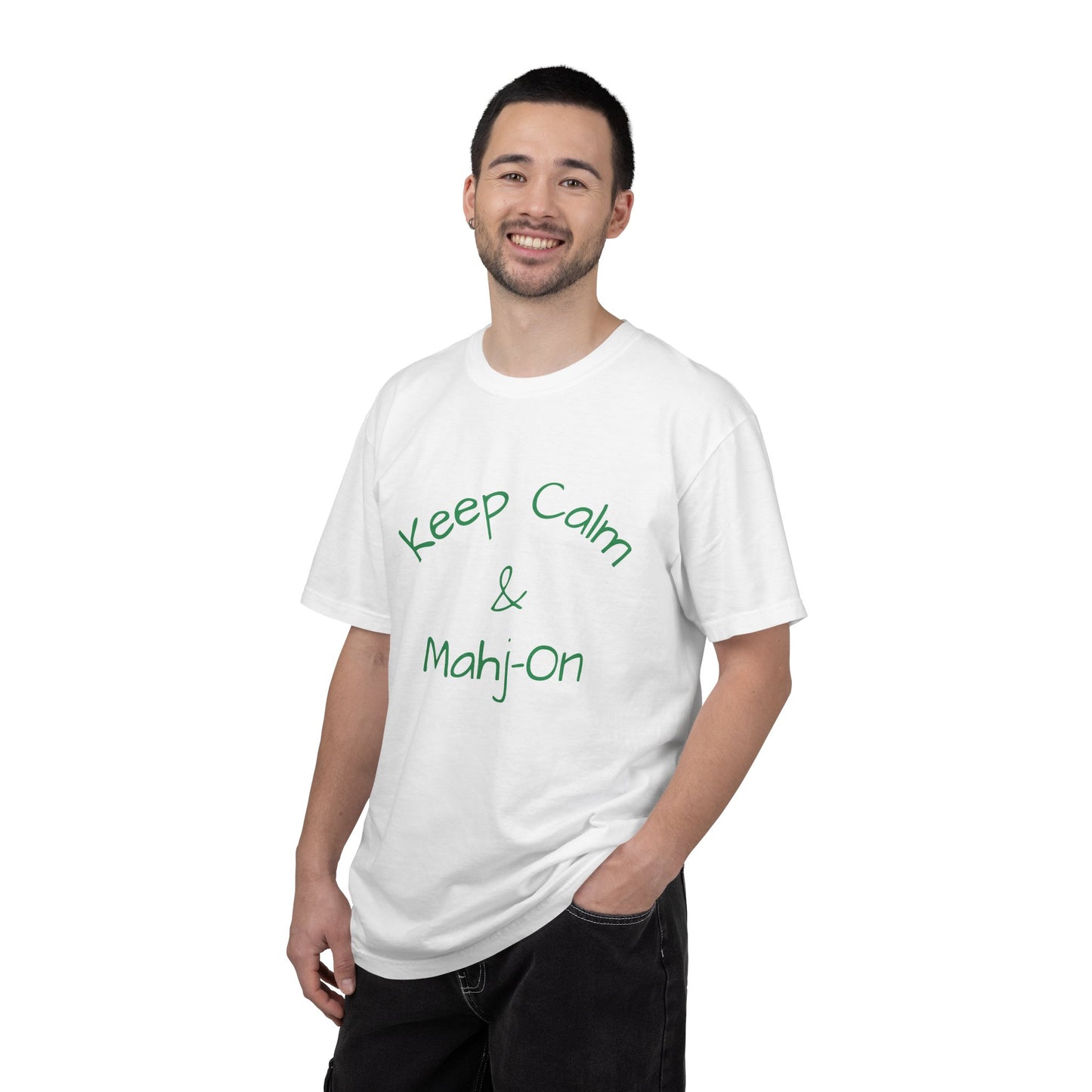 Keep Calm & Mahj-On T-shirt | Mahjong Player Tee, Mahjong Gift Idea