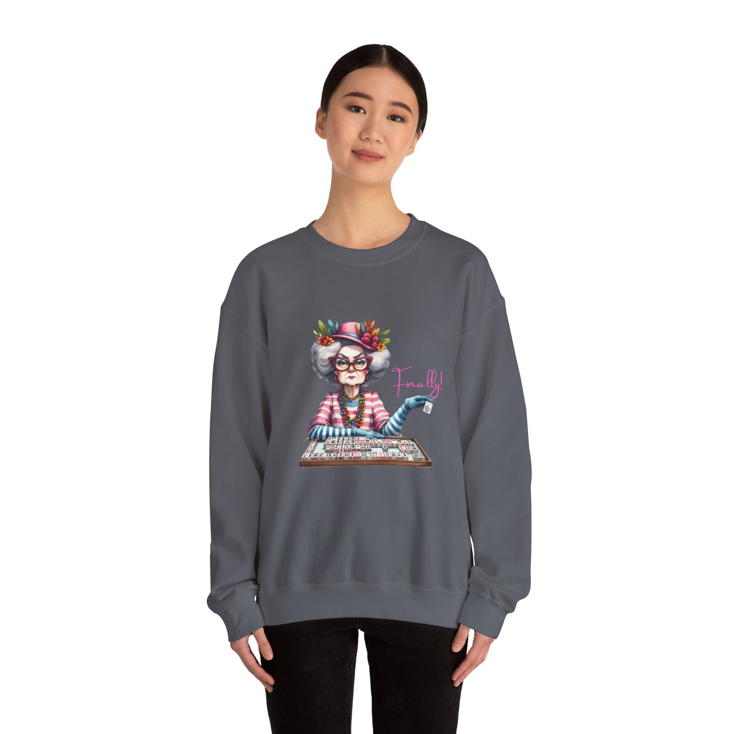 Finally Joker Funny Mahjong sweatshirt