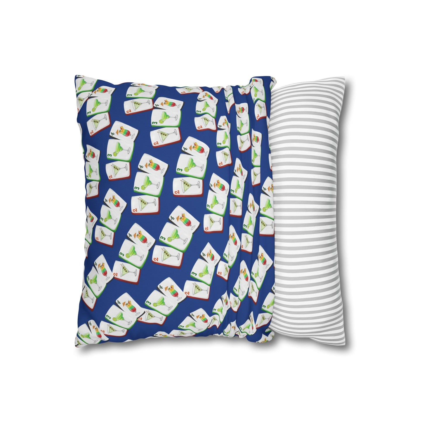 Let's Mahj Y'all Mahjong Inspired square pillowcase