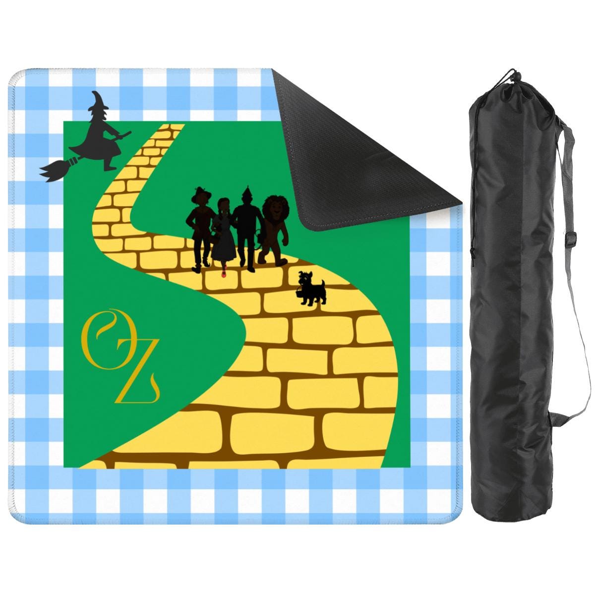 Wizard of Oz inspired Mahjong Mat: Mahj Game Tabletop (31.5-inch)