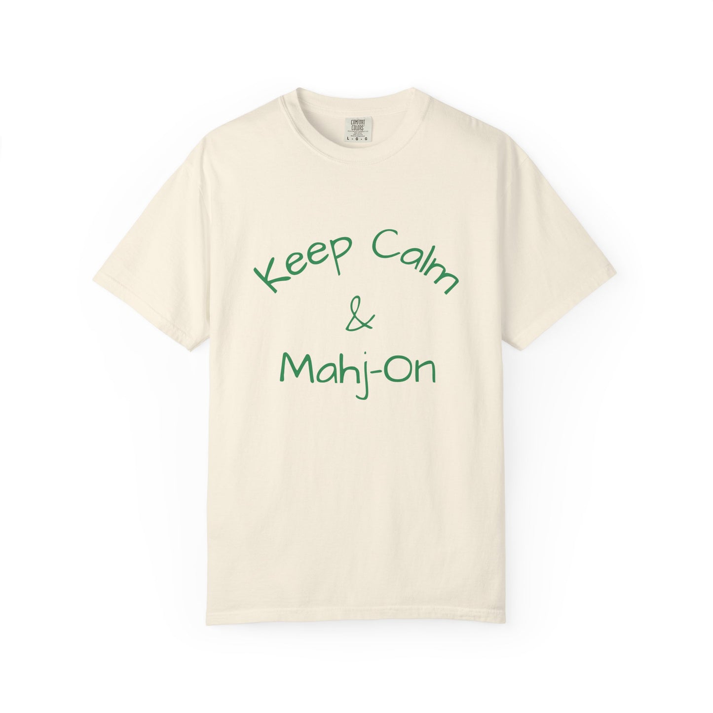 Keep Calm & Mahj-On T-shirt | Mahjong Player Tee, Mahjong Gift Idea