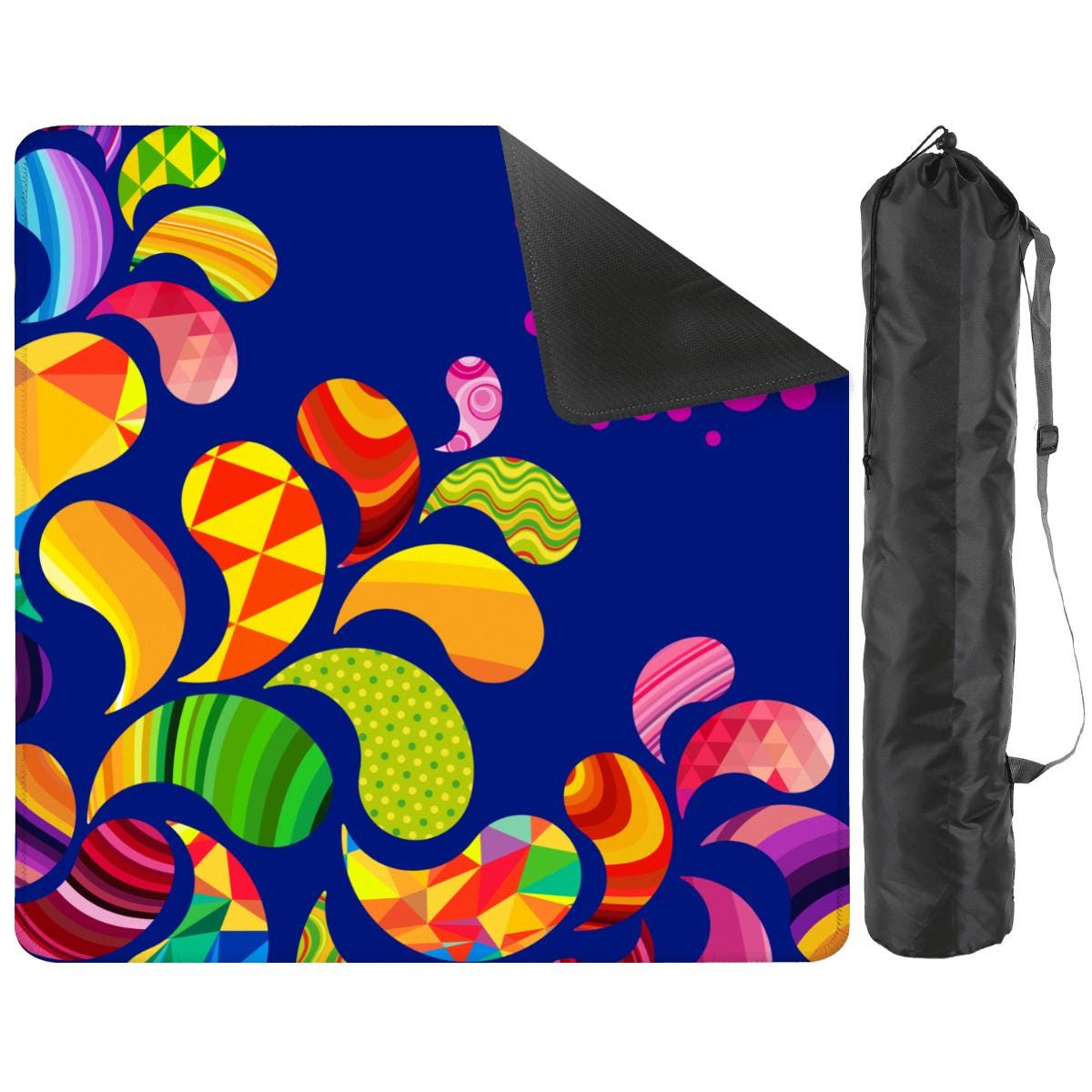 Color Explosion Mahjong Mat: Mahj Game Tabletop (31.5-inch)