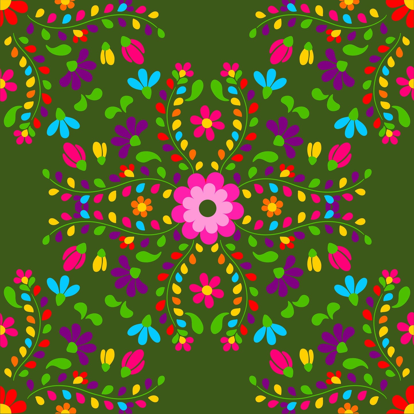 Happy Day! Mahjong Mat Tabletop (31.5-inch)