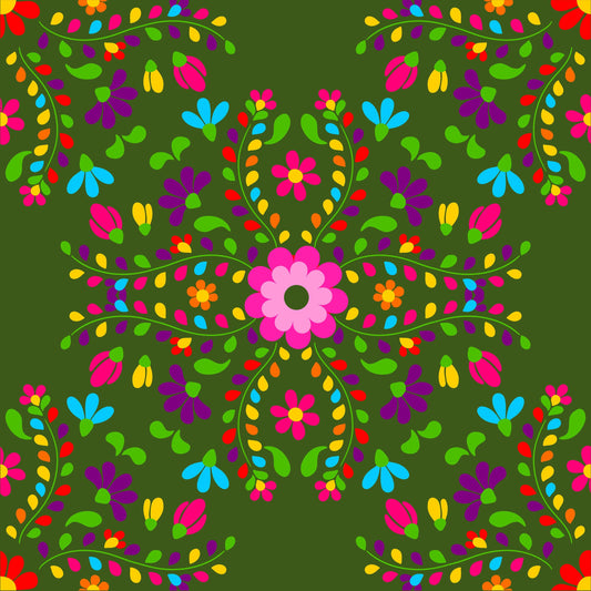 Happy Day! Mahjong Mat Tabletop (31.5-inch)