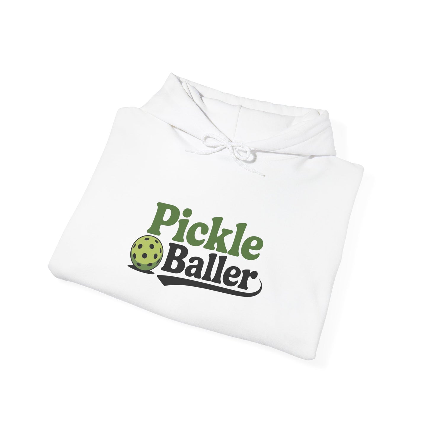 Pickle Baller Hoodie | Unisex Heavy Blend Sweatshirt for Pickleball Lovers, Sports Apparel, Gift for Athletes, Casual Wear, Outdoor