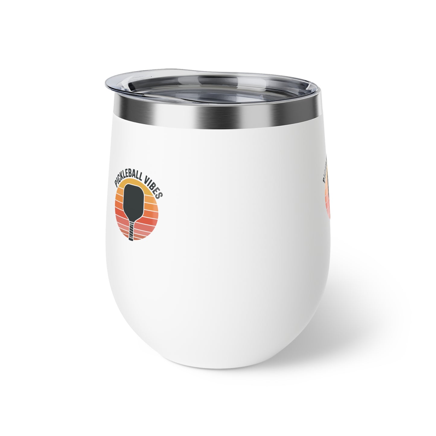 Pickleball Vibes Stylish Copper Insulated Cup, Perfect for Pickleball Parties, Gifts, Outdoor Adventures, Travel Mugs, Tumblers