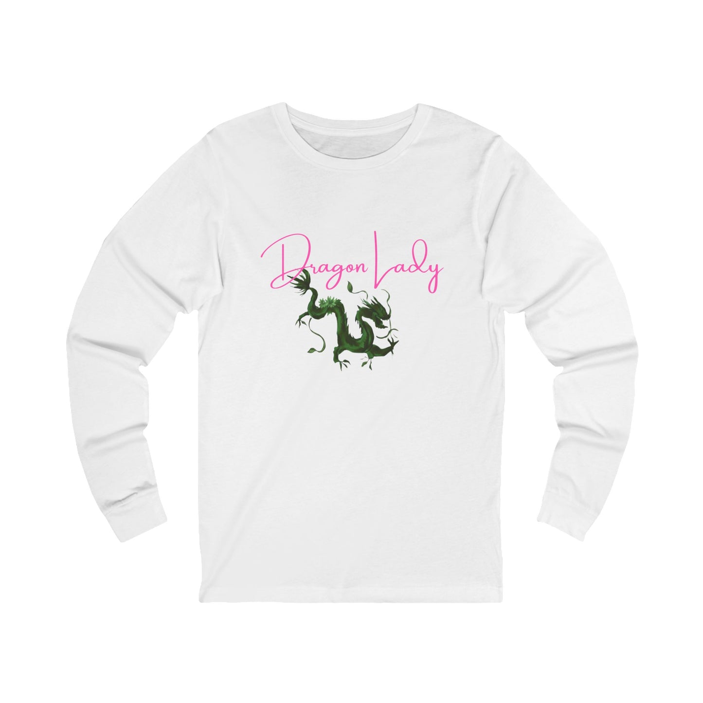 Dragon Lady, Mahjong  Long Sleeve T-Shirt, Mahj