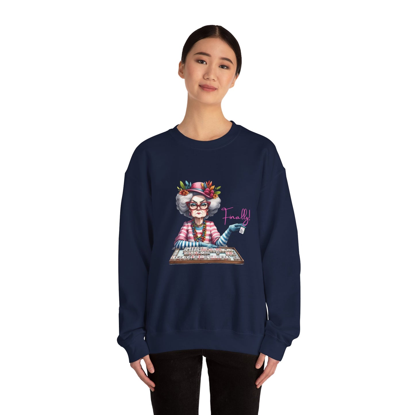 Finally Joker Funny Mahjong sweatshirt