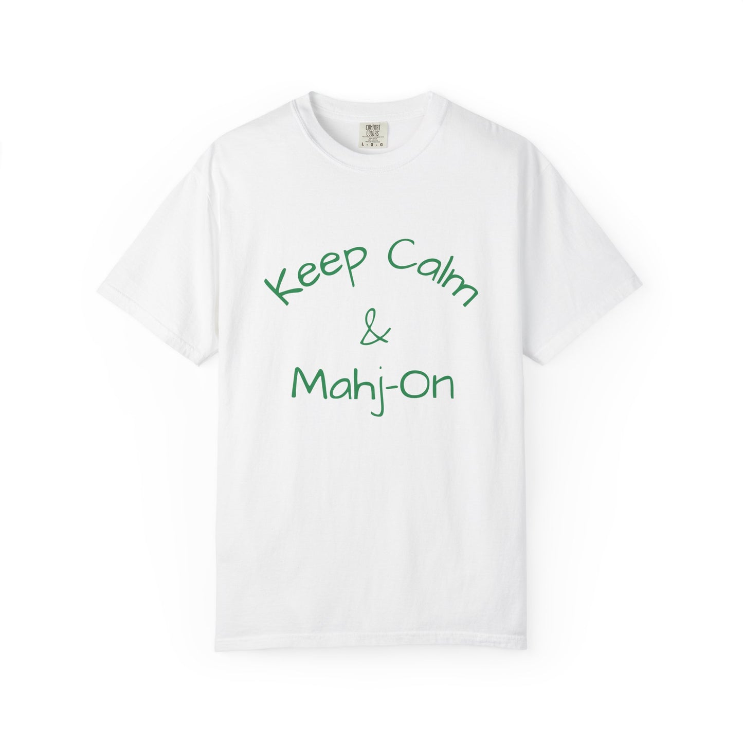 Keep Calm & Mahj-On T-shirt | Mahjong Player Tee, Mahjong Gift Idea