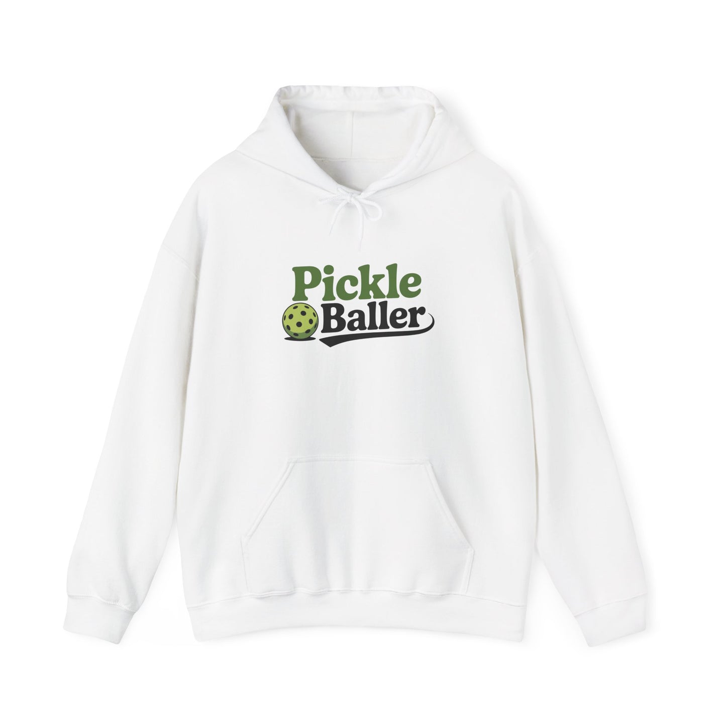Pickle Baller Hoodie | Unisex Heavy Blend Sweatshirt for Pickleball Lovers, Sports Apparel, Gift for Athletes, Casual Wear, Outdoor