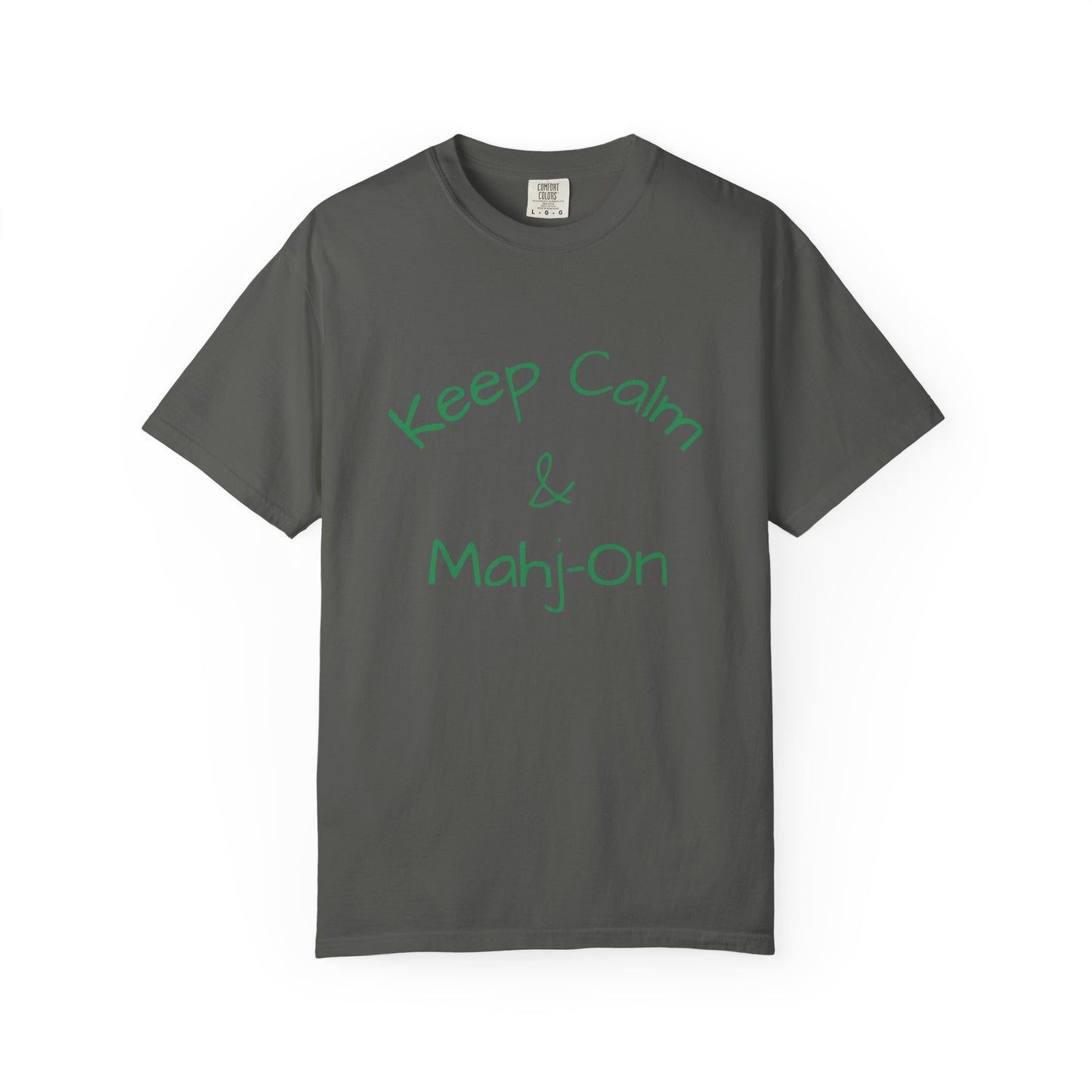 Keep Calm & Mahj-On T-shirt | Mahjong Player Tee, Mahjong Gift Idea
