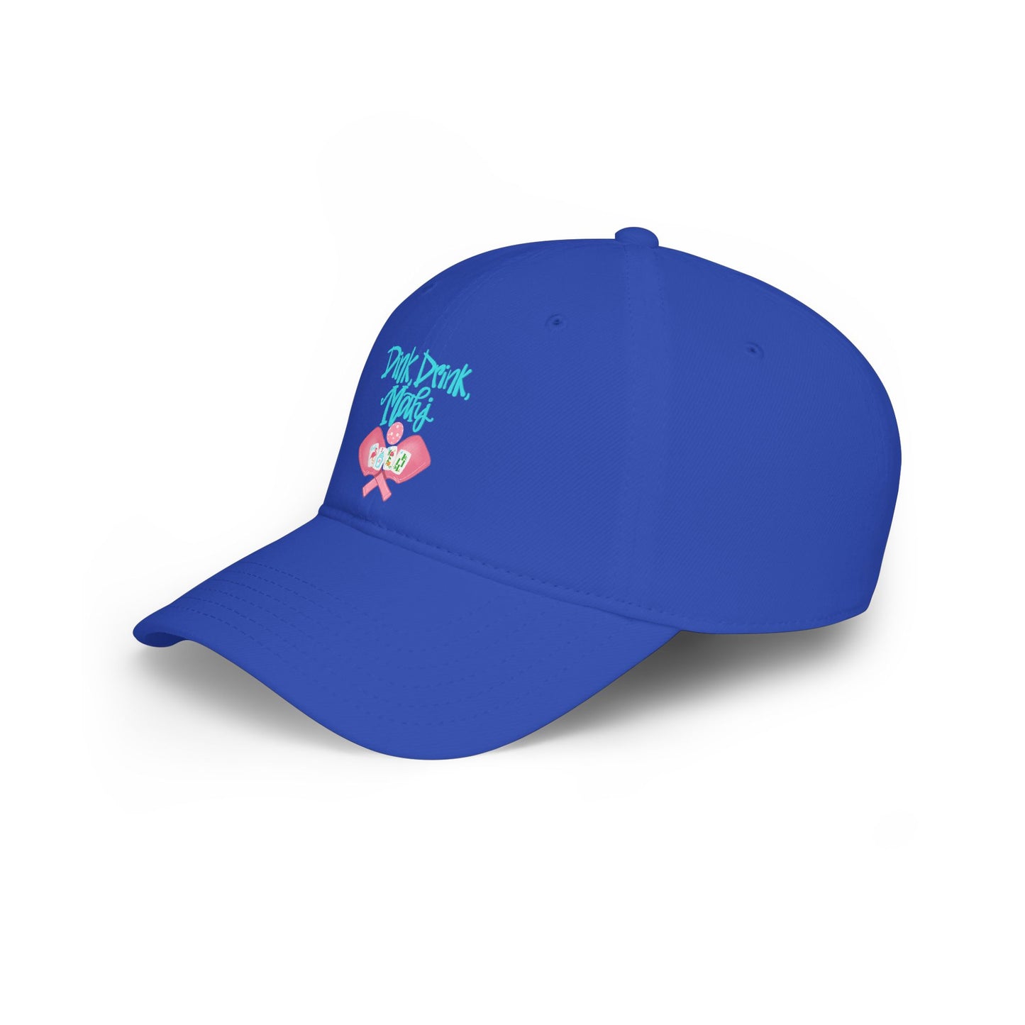 Dink Drink Mahj Baseball Hat, Gift for Her, Pickleball or Mahjong Player,