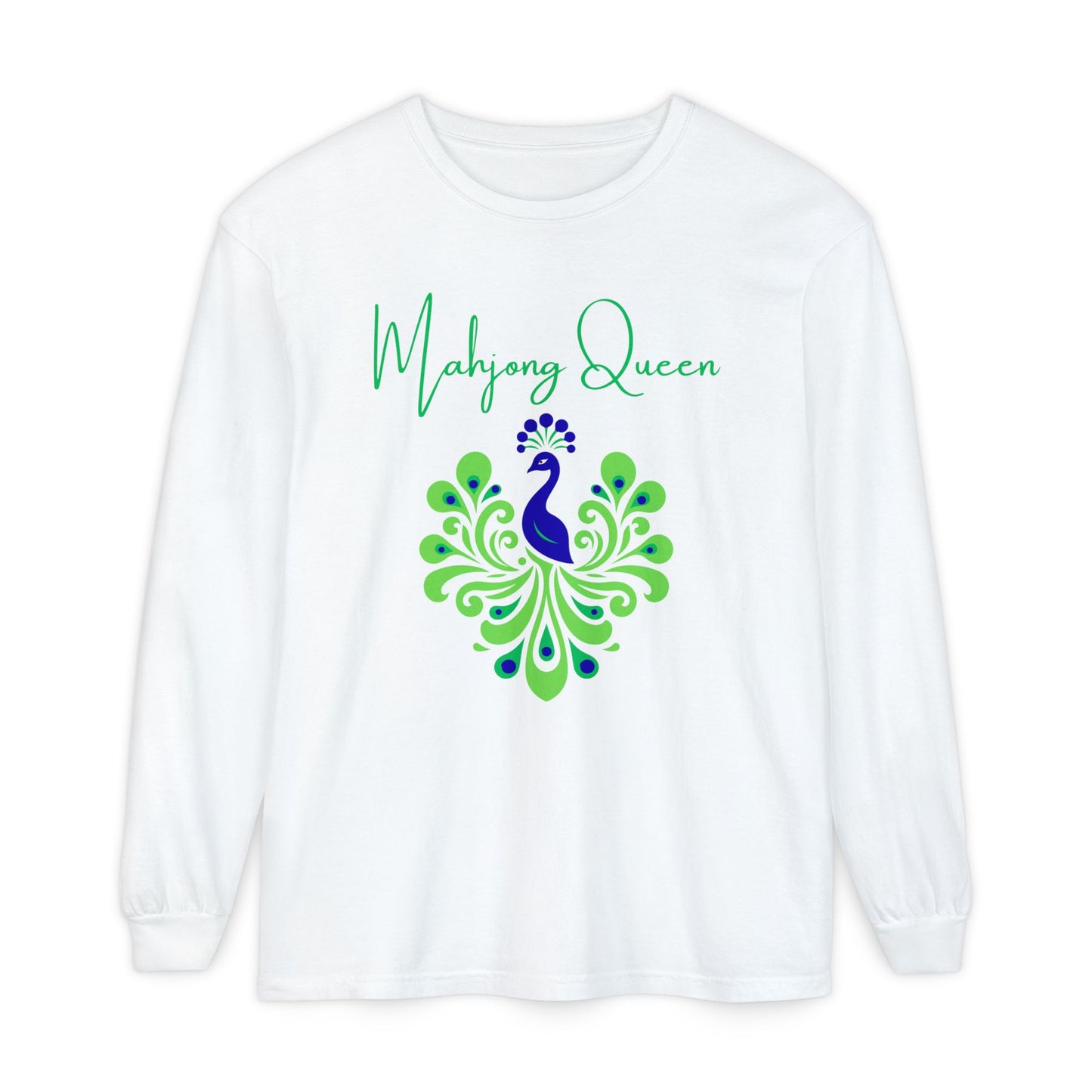 Mahjong Queen Long-Sleeve, Gift for Mahjong Lovers