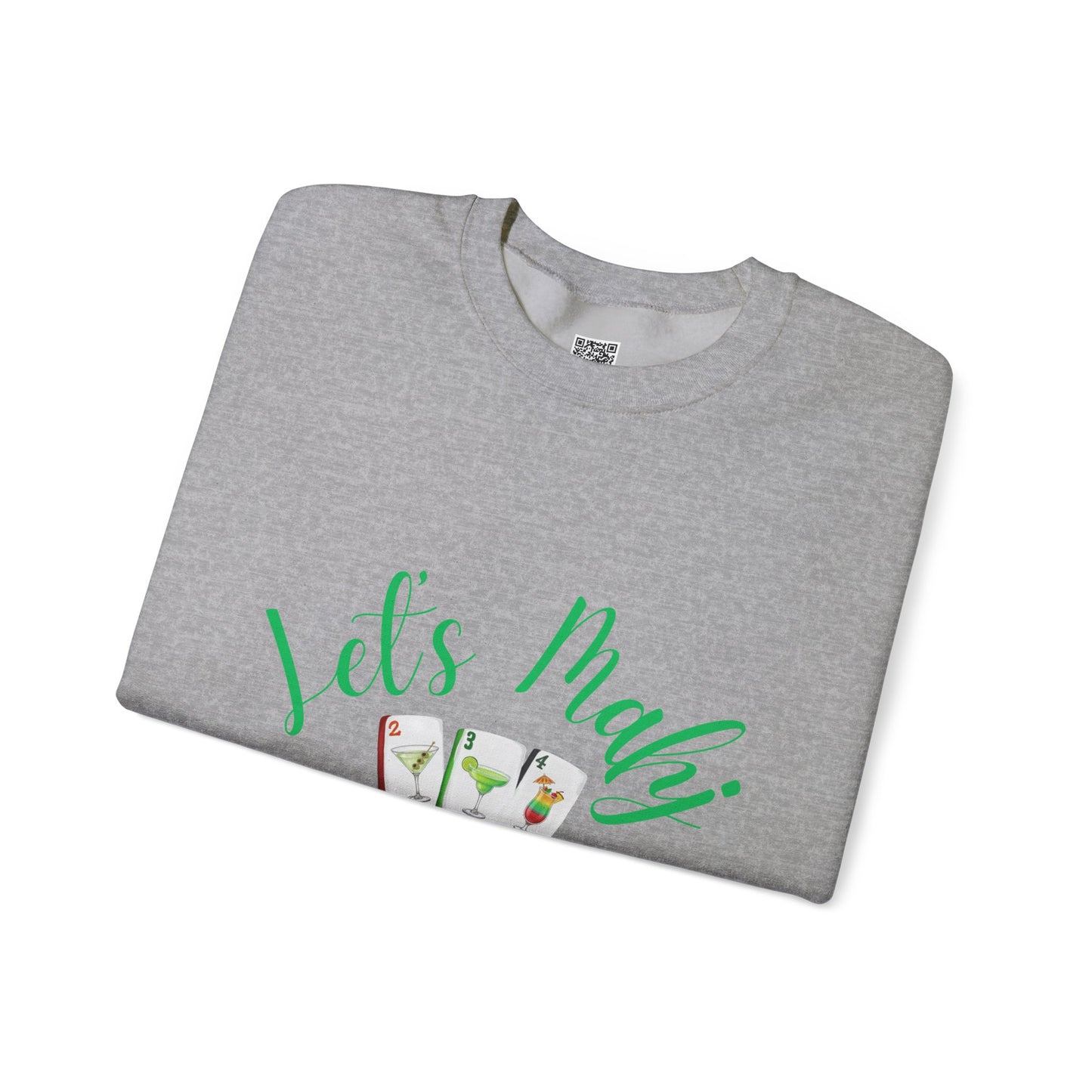 Lets Mahj Y'all Sweatshirt | Cute Cartoon Ladies with Question Marks